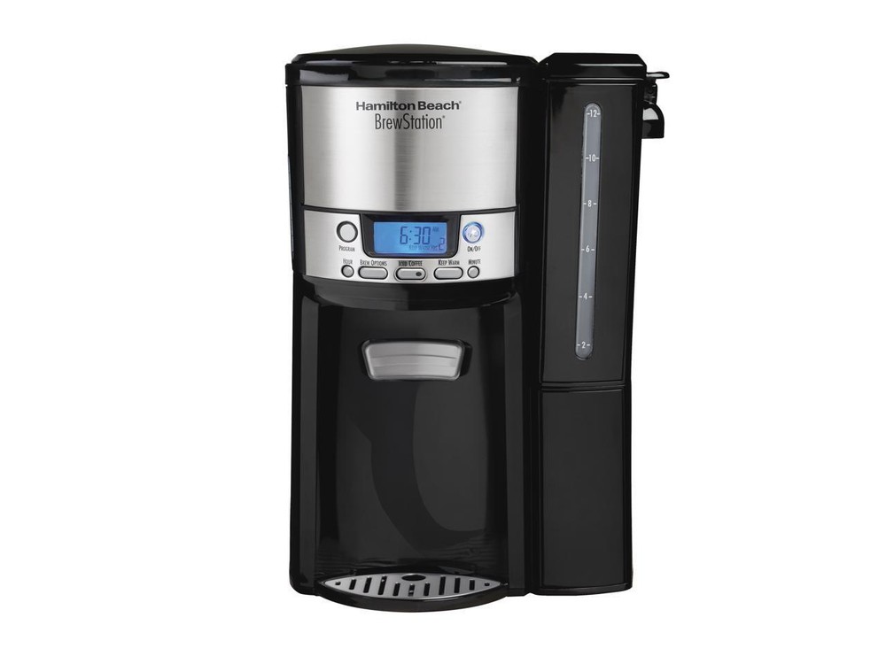 Hamilton Beach 47900 Black Brew Station 12-Cup Dispensing Programmable Coffeemak