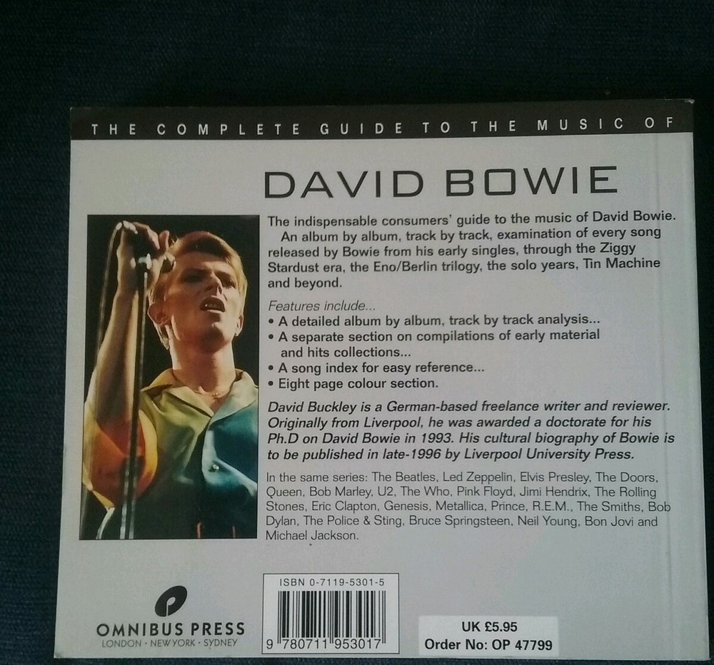 David Bowie Book
