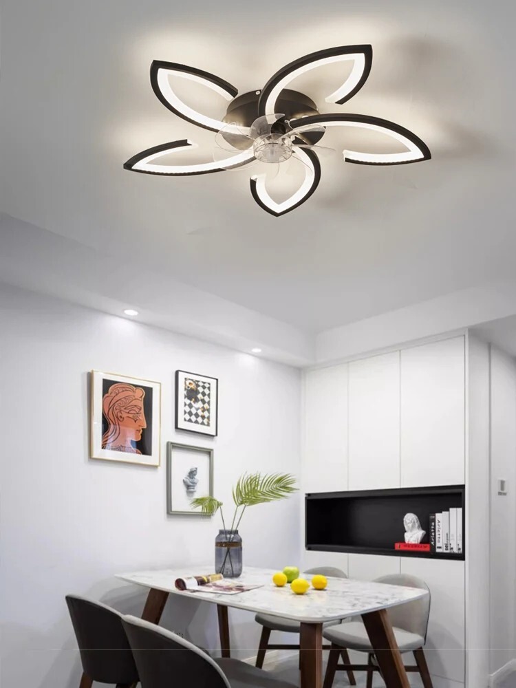 Modern Black LED Ceiling Fan