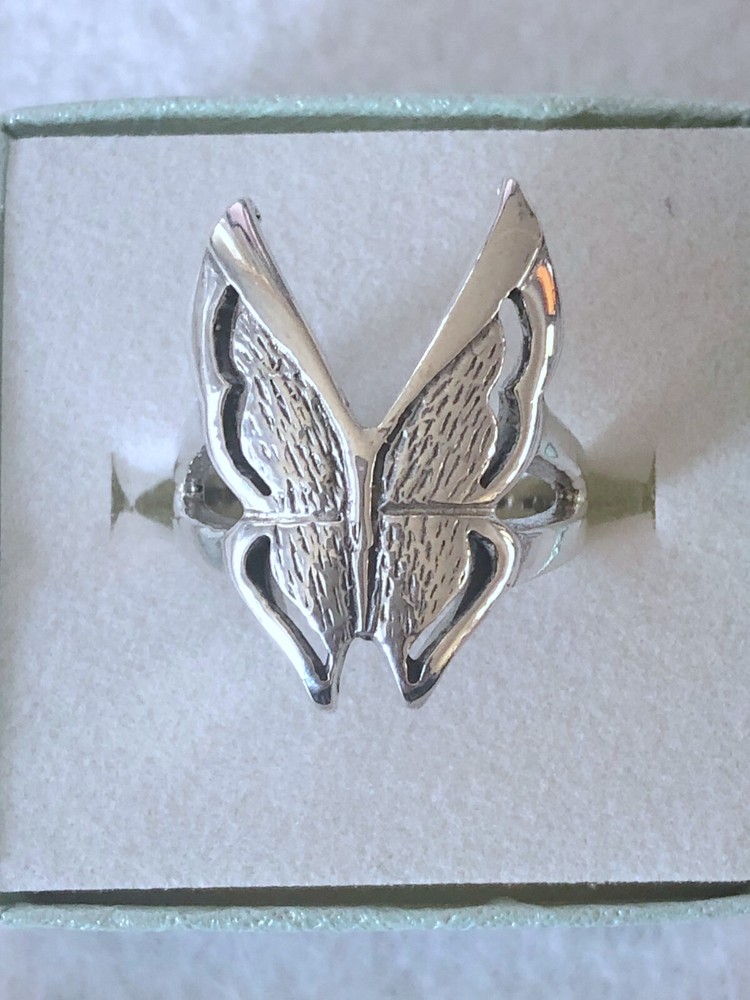 Wildthings Sterling Silver Butterfly Ring Sizes 6-7-8