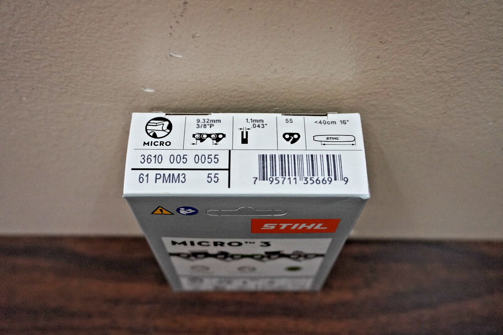STIHL 61 PMM3 55 .043" Gauge 3/8" Pitch 16" Chainsaw Chain 3610 005 0055 NEW