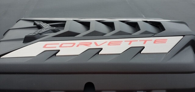 Corvette C8 engine cover decal insert inlays stickers