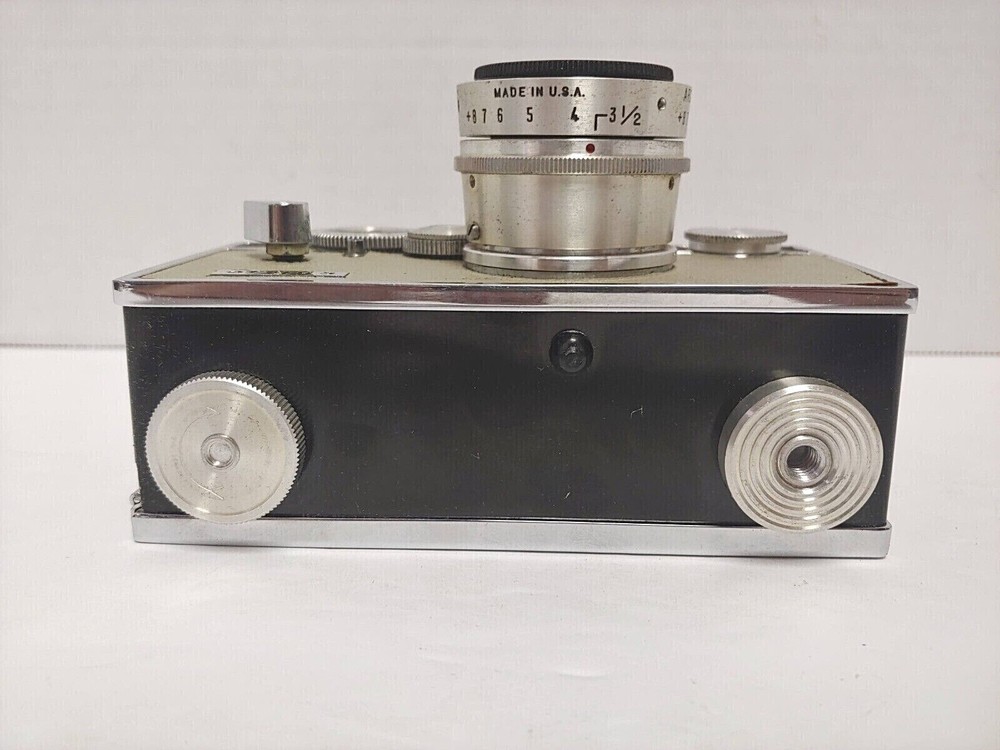 Vintage ARGUS Rangefinder Camera With Leather Protective Case - Untested/As-Is