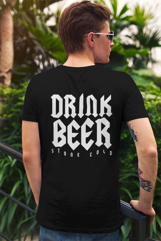 Stone Cold Steve Austin F Fear Drink Beer Mens T-shirt