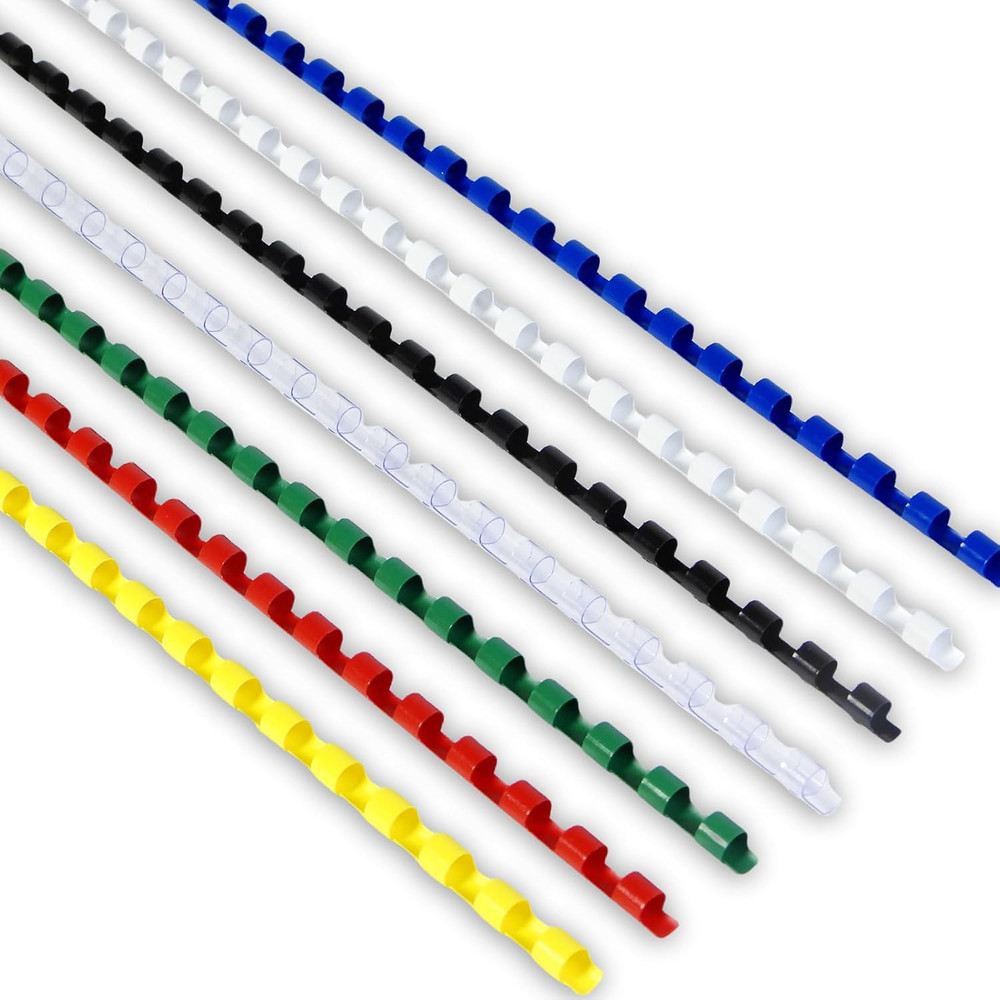 Rayson CR-8-100-M Plastic Binding Combs 5/16In. 21-Ring, 40-Sheet Capacity, Colo