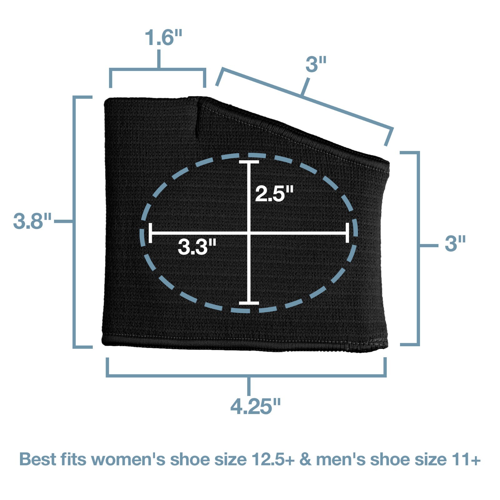 ZenToes Metatarsal Sleeve Gel Padding Cushion Ball of Foot Pad Sock Shoe Insert