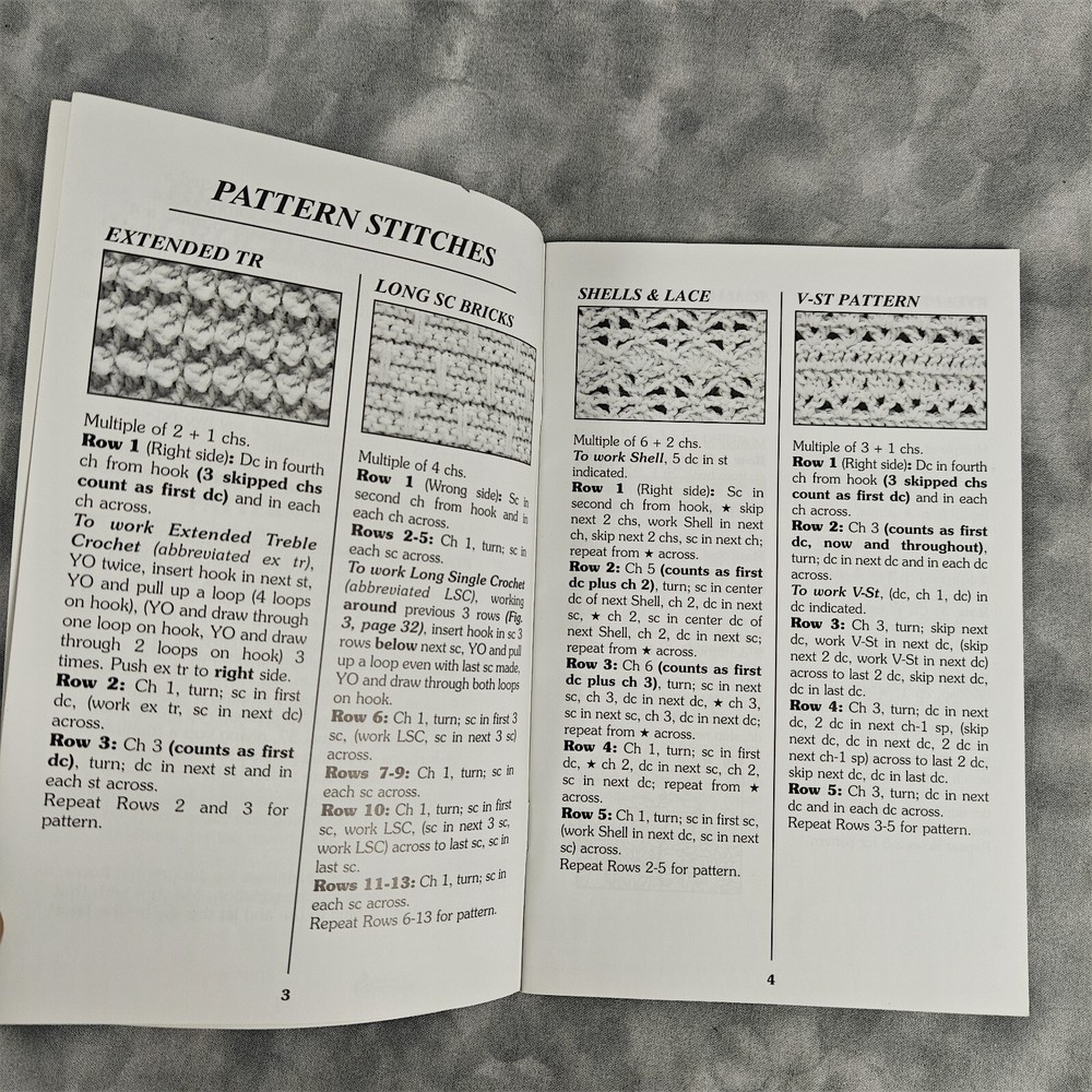 Beginner’s Guide More Crochet Stitches Book 📚 Easy Projects