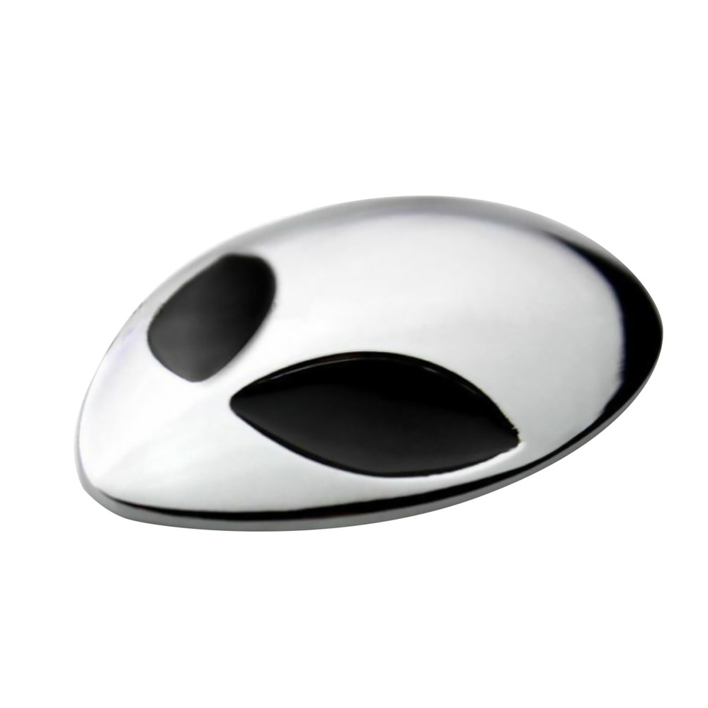 2 Pack Metal 3D Alienware Alien Head Car Auto Logo Sticker Badge Emblem Decal o