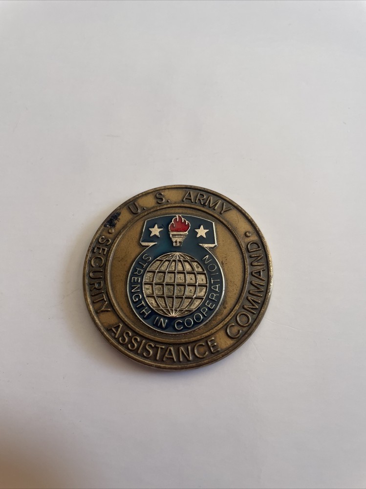 US Army Security Assistance Command Challenge Coin