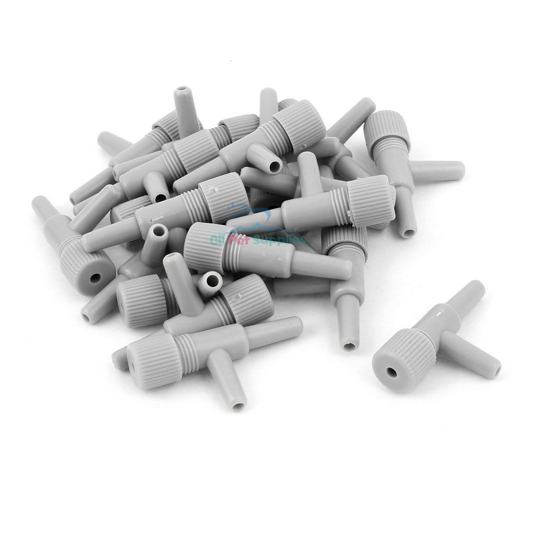 20pcs Aquarium Air Line Tubing Volume Flow Control Valves