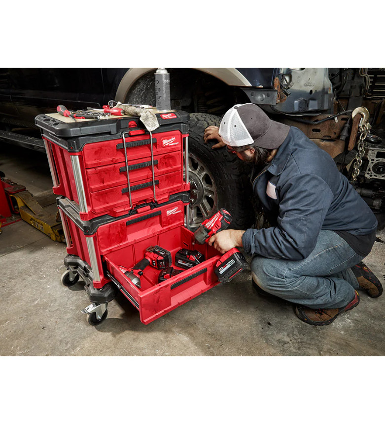 Milwaukee PACKOUT 2-Drawer Tool Box 48-22-8442 w/ Quick-Adjust Dividers US STOCK