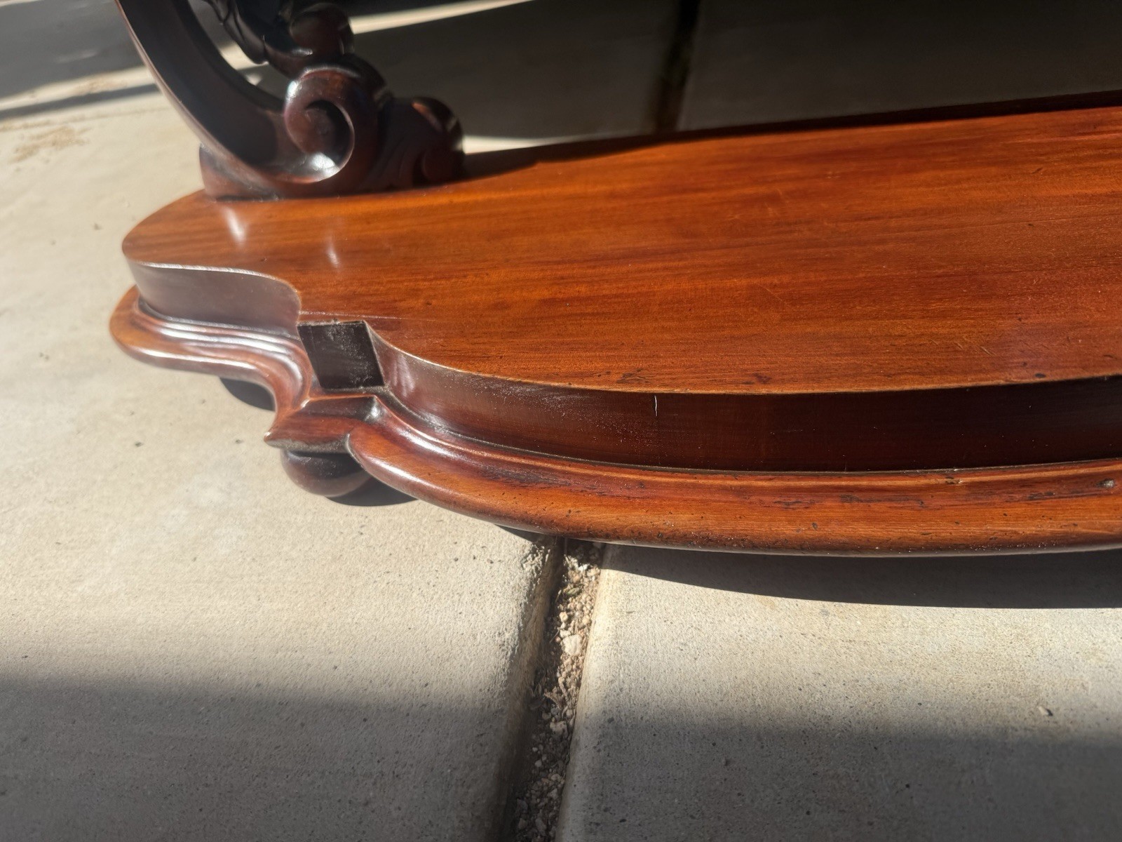 VICTORIAN TABLE TOP DRESSING MIRROR