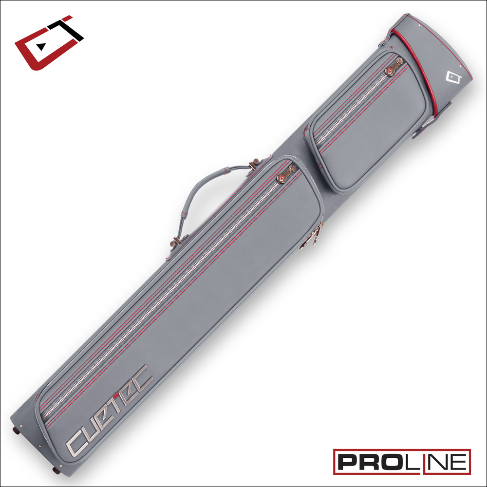 Cuetec Pro Line Gray 2x4 Hard Pool Cue Case
