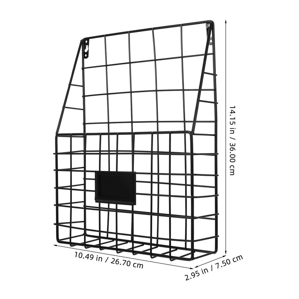 Vertical File Storage System - DIYEAH Multi-Purpose Wall Organizer Rack for H...