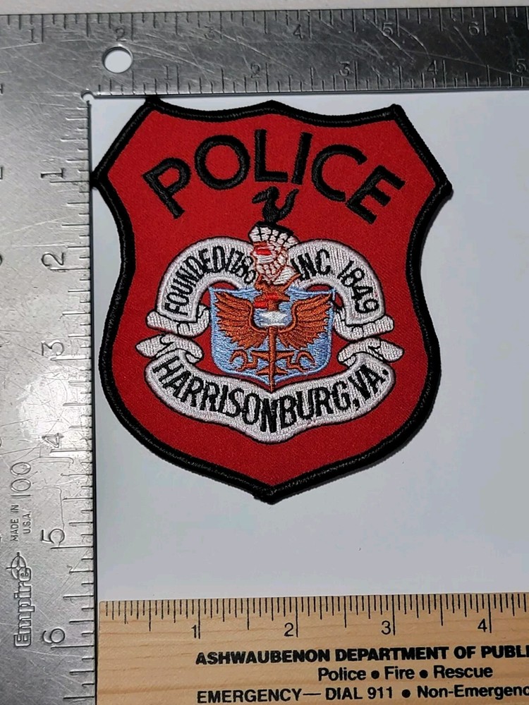 MK2 B1 Police patch Virginia Harrisonburg