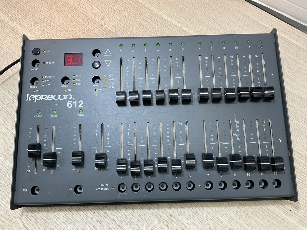 Leprecon 612 DMX Lighting Controller Console/ NO POWER CORD / MAR935