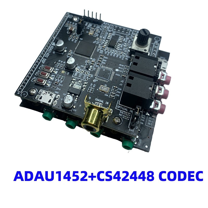 ADAU1452-DSP Development Board & CS42448 6 In 8 Out Decoder Board w/USBi SPI I2C