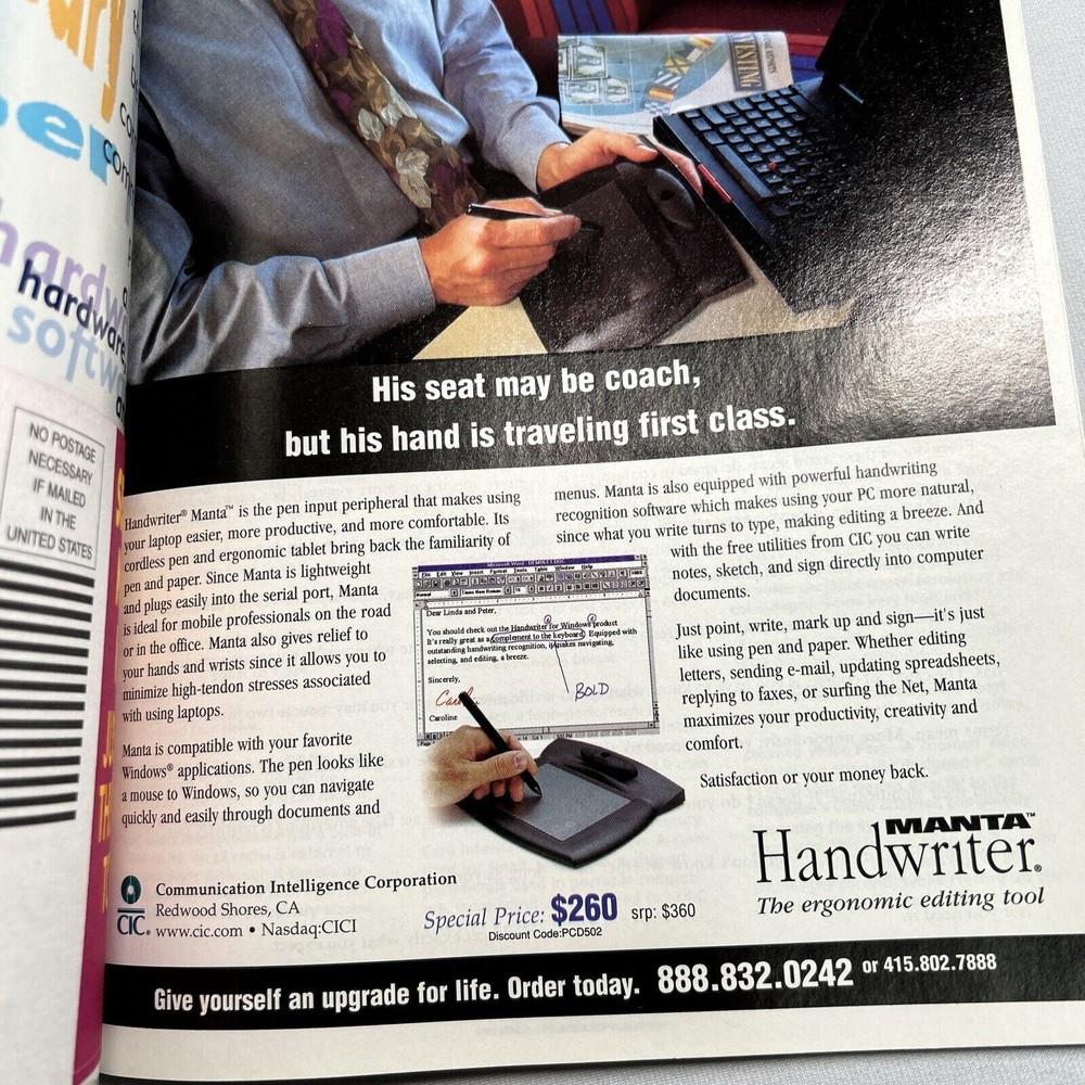 Portable Computing Direct Shipper Premium Issue 1997 Handheld PC Catalog