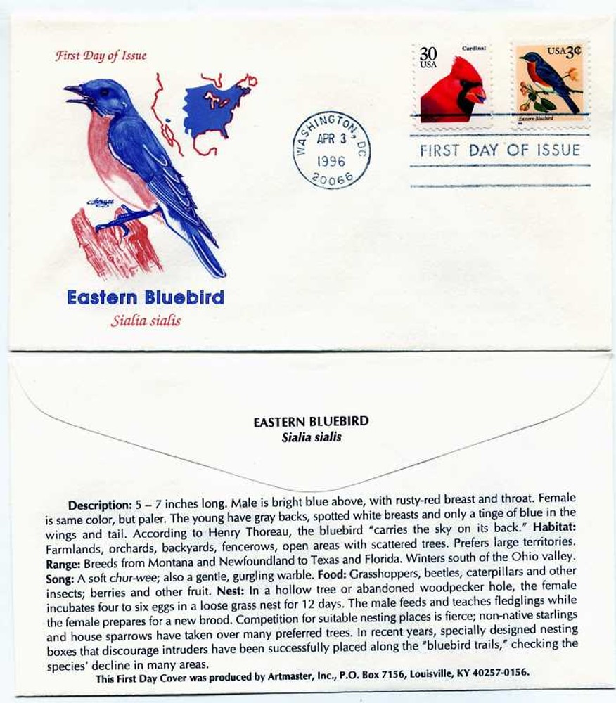 3033 Bluebird  Artmaster  FDC