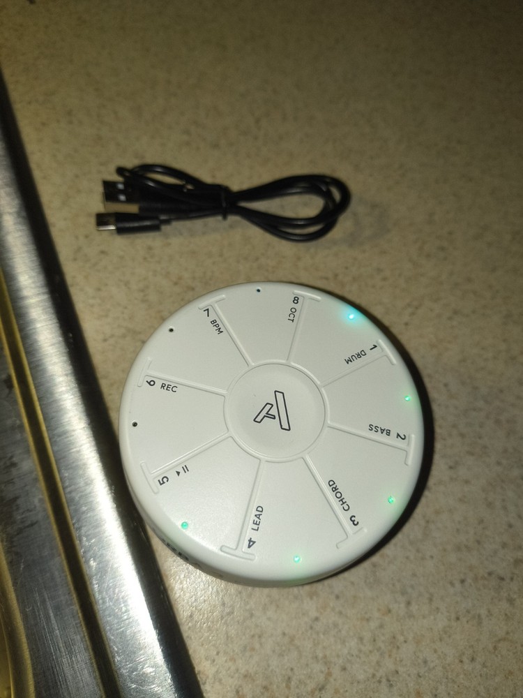 Orba 2 by Artiphon - White – Handheld Synth, Looper, MIDI Controller – Tested