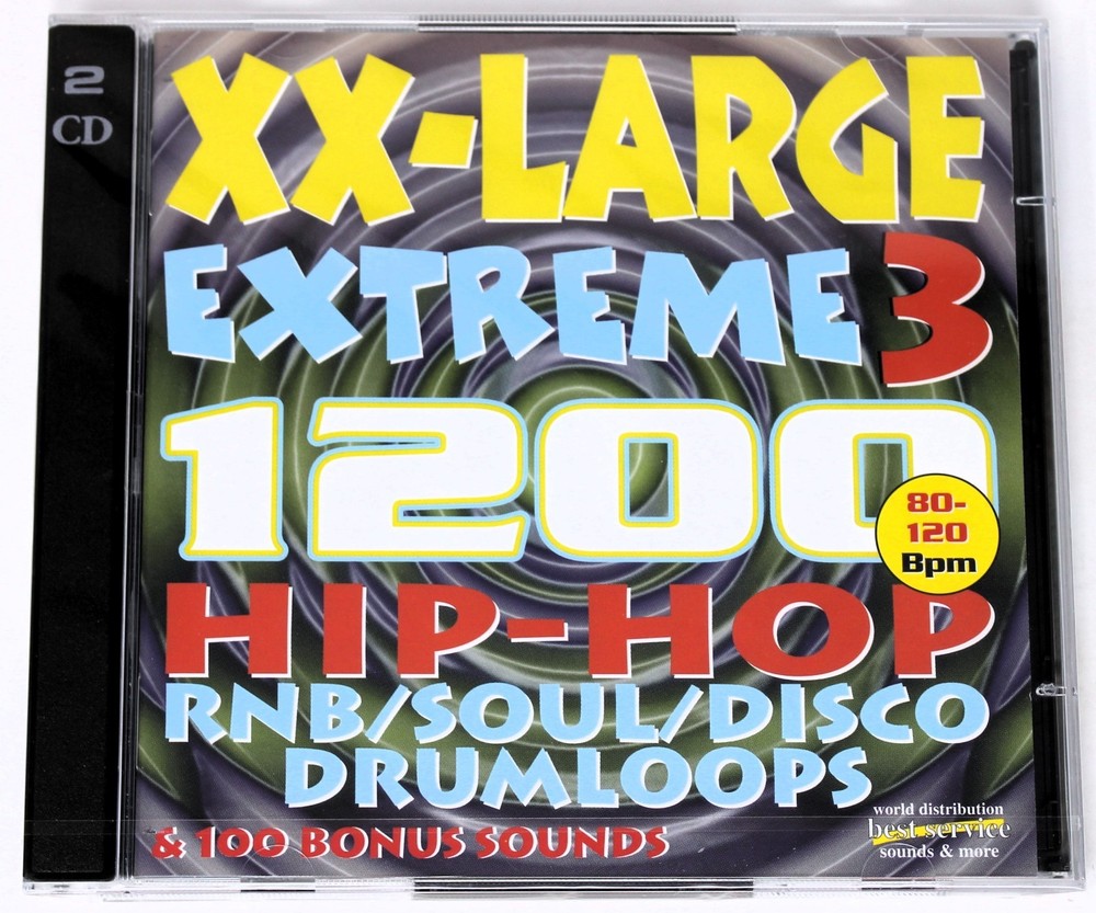 Best Service - Extreme 3 Roland Format Sample/Sound Library/Sampling 2 CD SEALED