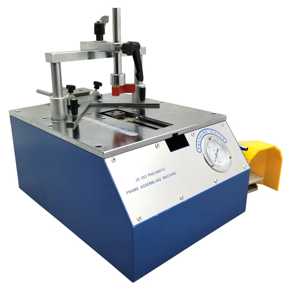 Pneumatic Frame Assembling Machine Corner Stapler Nail Angle Machine 7/10/12