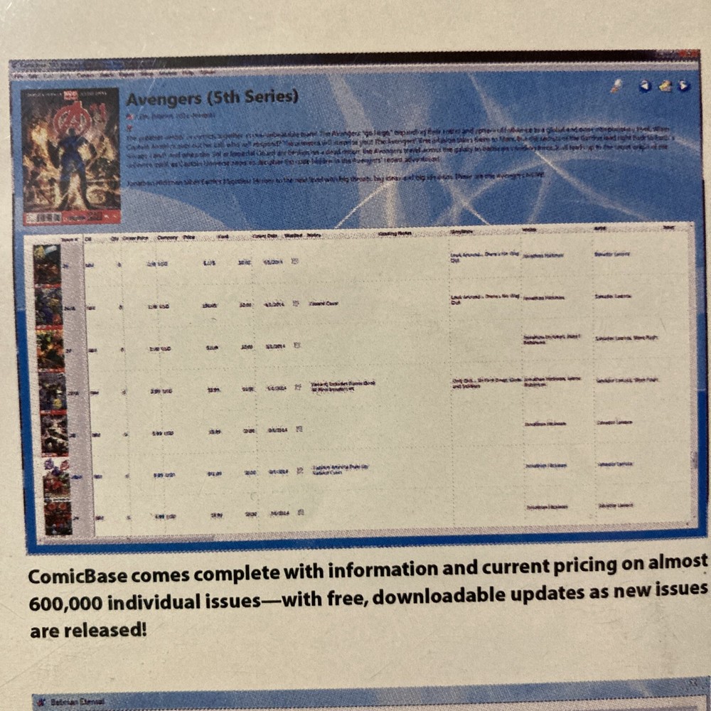 ComicBase 2015 DVD(4 Disc Set) ARCHIVE EDITION Software