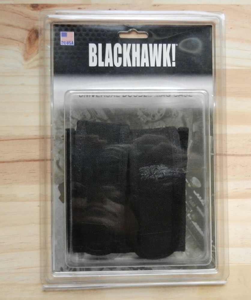 Blackhawk Universal Double Mag Case; Black; 44A054BK