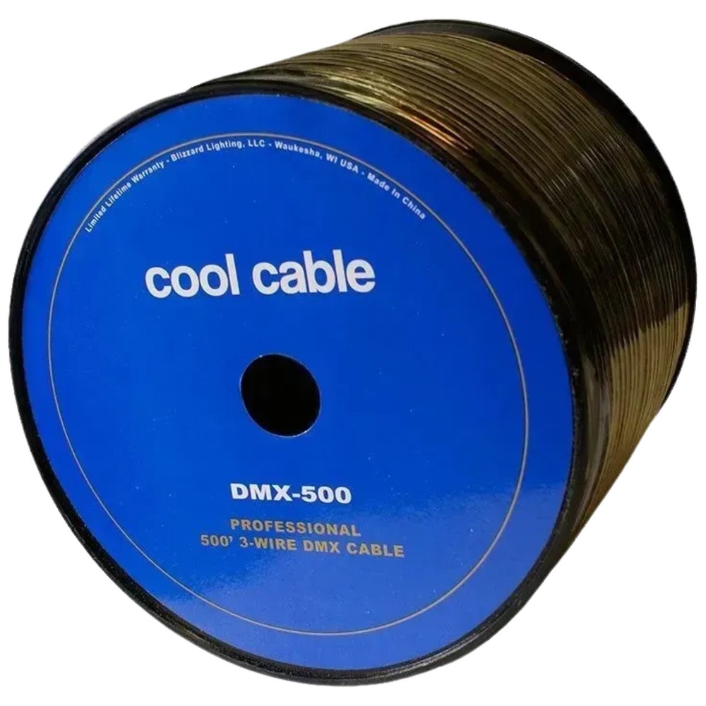 Blizzard Lighting 3-Pin XLR DMX Cable, 500'