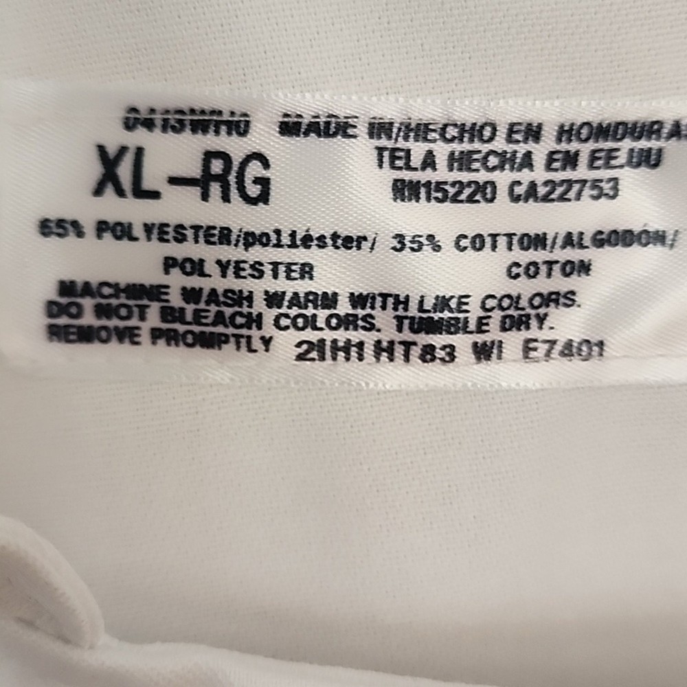 Red Kap White Chef/Cook Jacket, XL, NWT