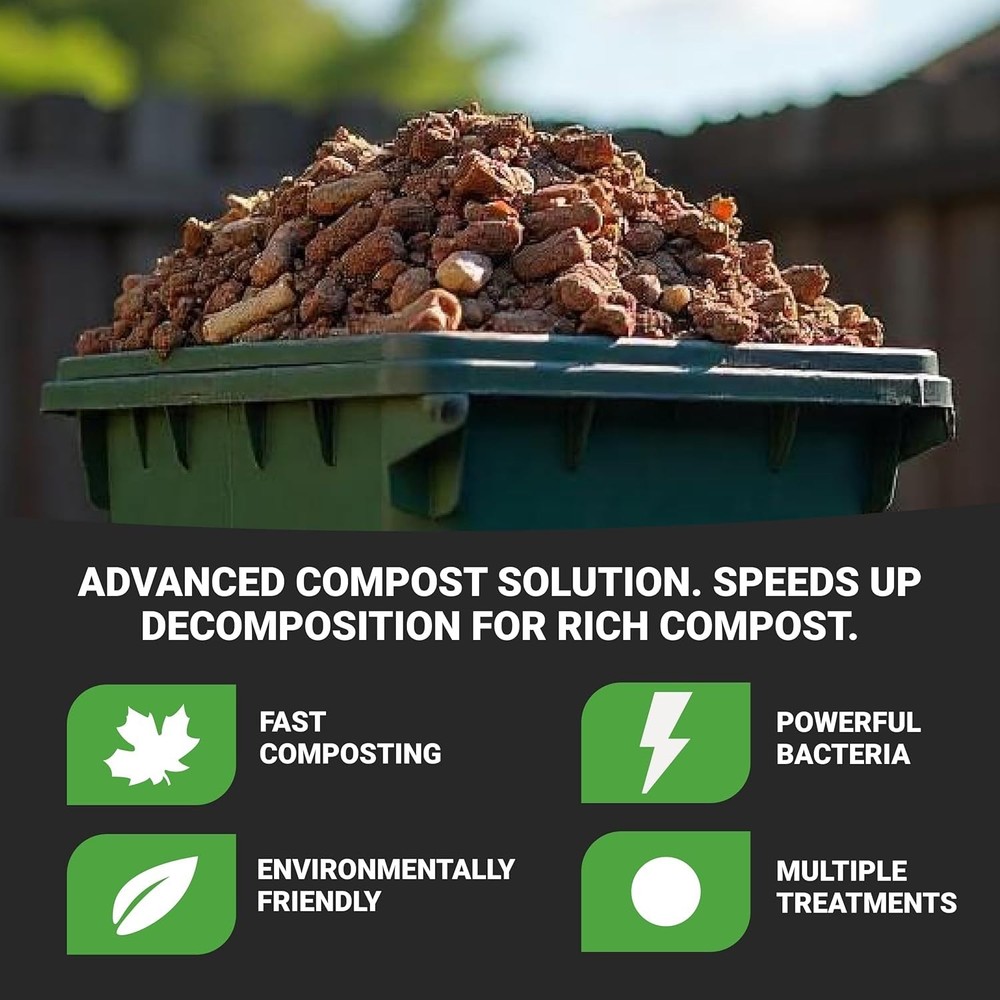 Roebic CA-1: 2.5lbs Compost Accelerator for Quick, Nutrient-Packed Decomposition