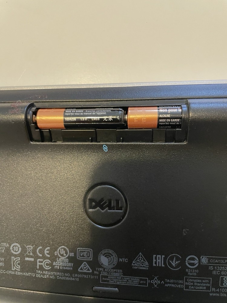 Dell Slim Wireless Plug & Play Keyboard & Mouse Bundle Black WM514P