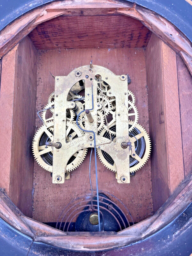 Antique Ansonia Project Wall Clock (0234)