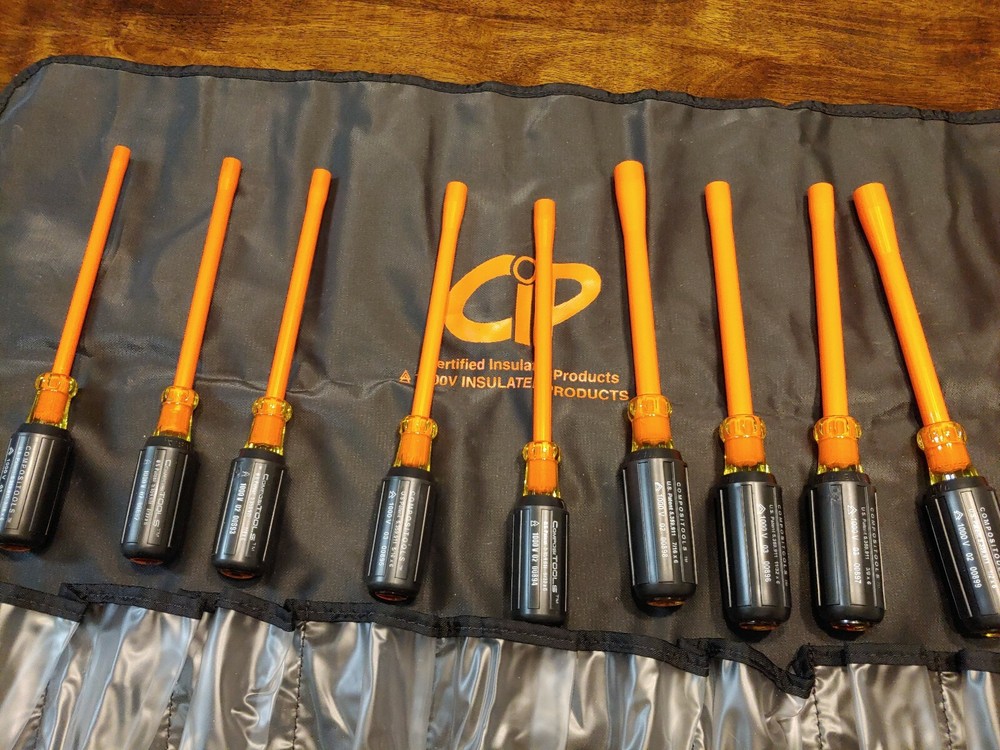 Certified Insulated Products CIP Nutdriver Set. 1000 Volt