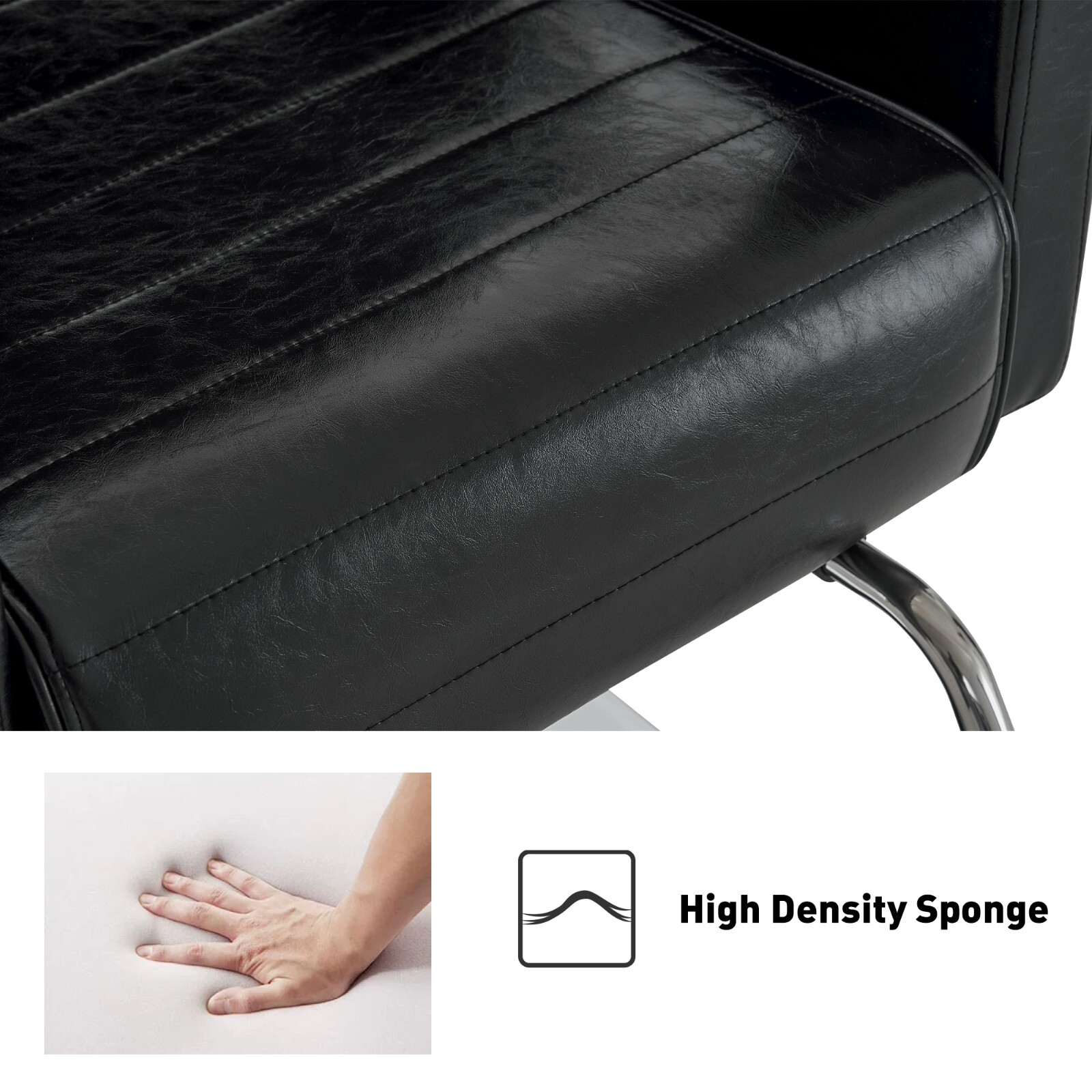 BarberPub Barber Chair for Barbershop,Reclining Salon Chair for Hair Stylist9180