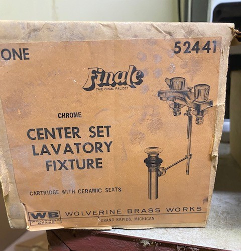 WOLVERINE LAVATORY FAUCET 4" CENTERS
