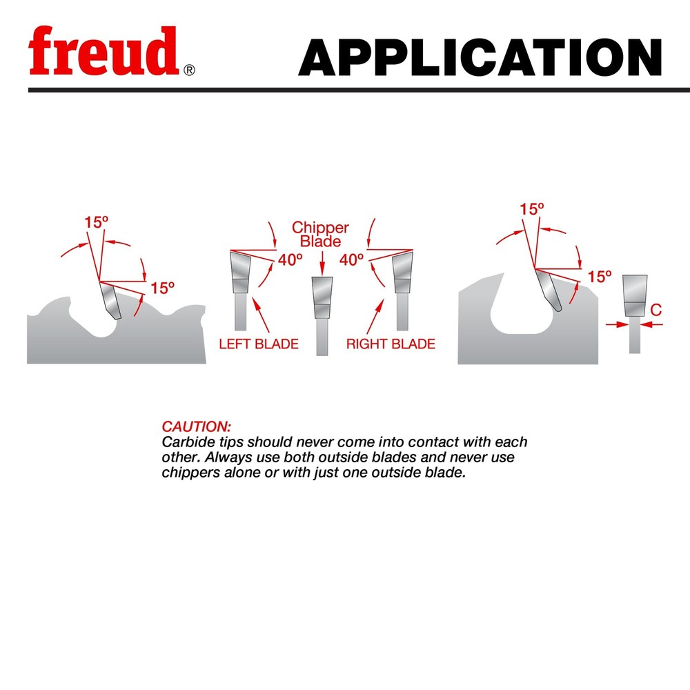 Freud SD308 8" Safety Dado Set