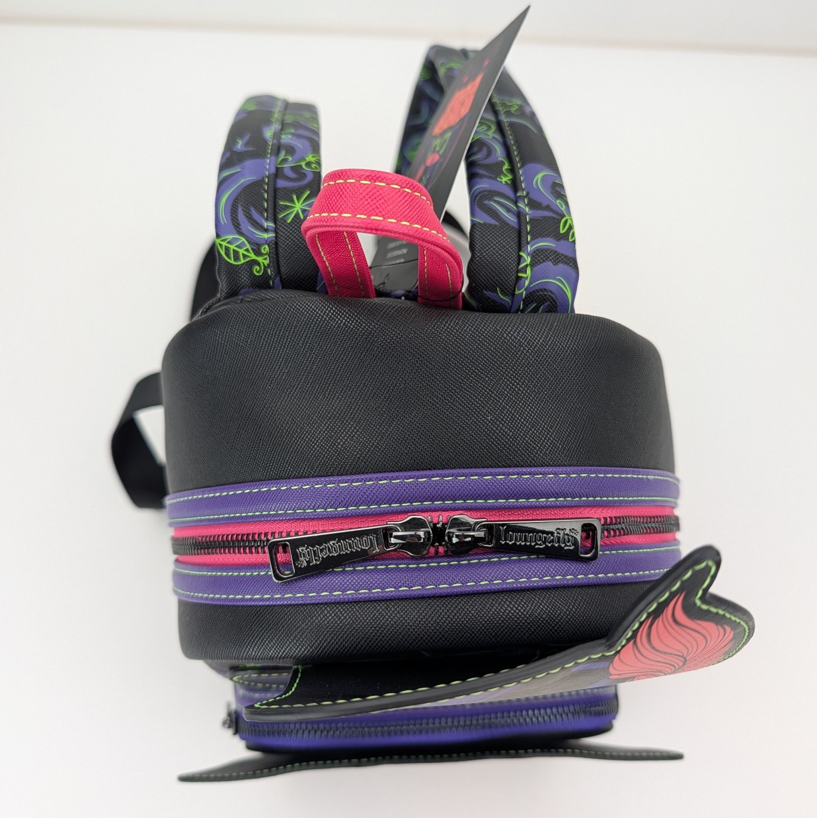 Loungefly Disney Dr Facilier Villains Mini Backpack Glow Lenticular Tarot NWT