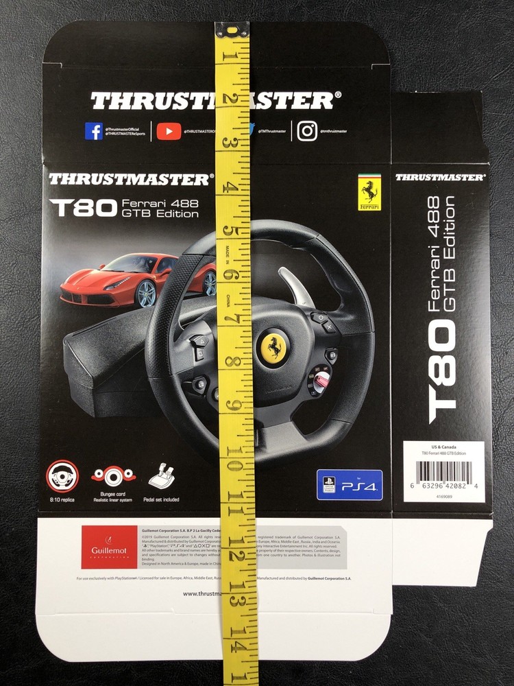 Thrustmaster PlayStation Xbox Ferrari Wheel - Store Use Display Boxes Only