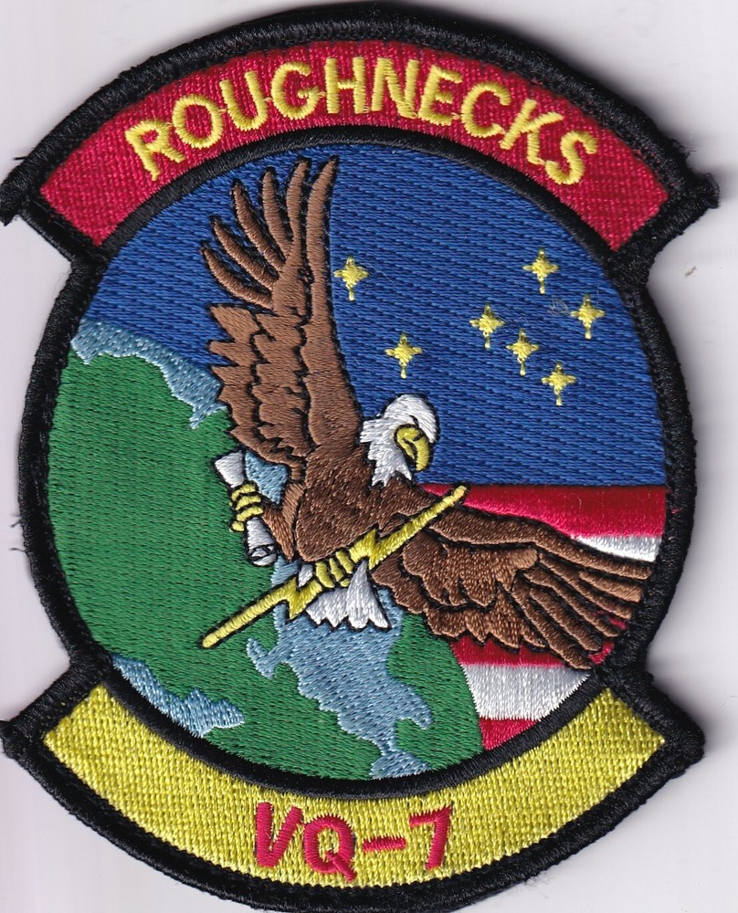 VQ-7 Fleet Replacement Squadron patch color US Navy aviation USN Roughnecks