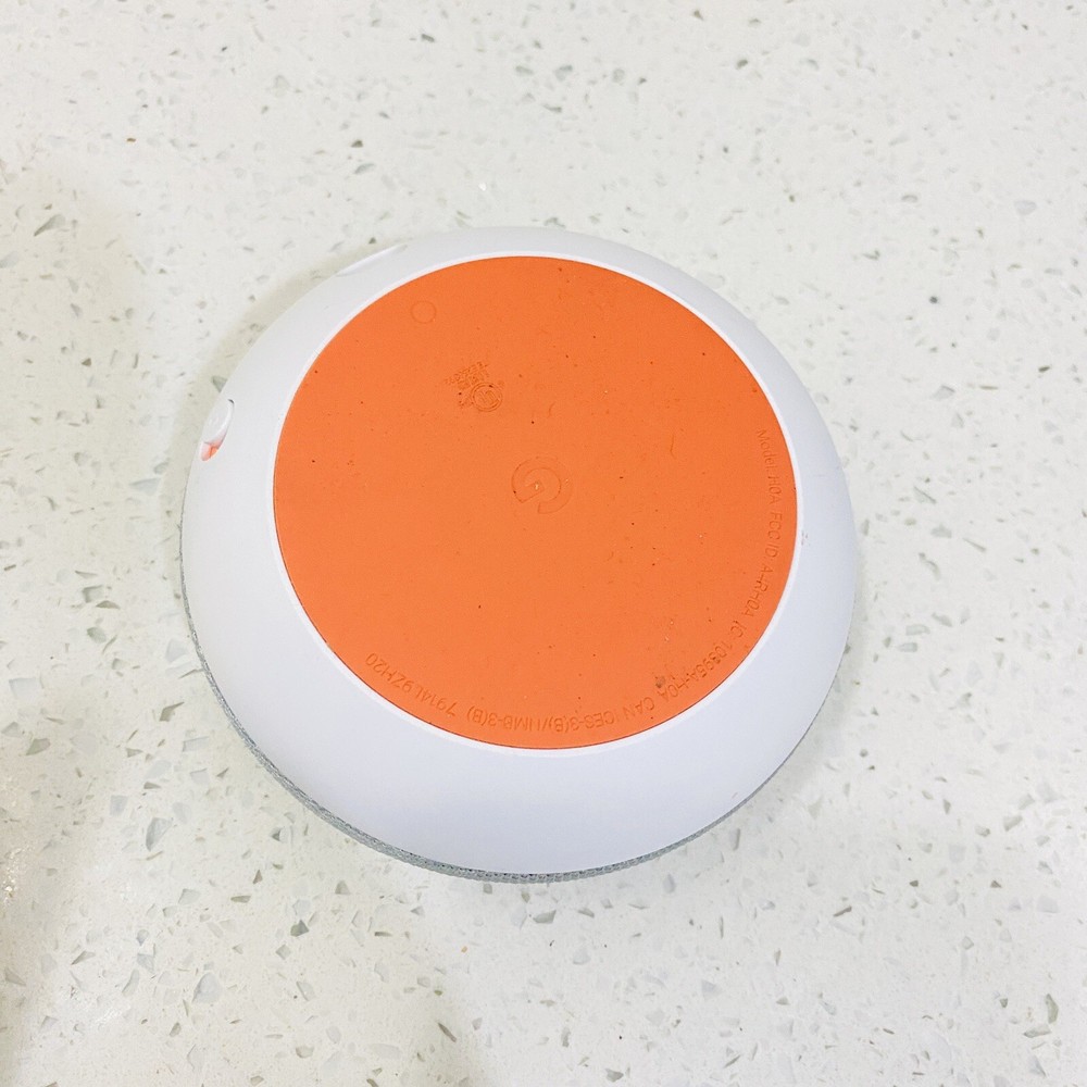 Google Home Mini Chalk HOA Smart Speaker with Google Assistant Tested Works
