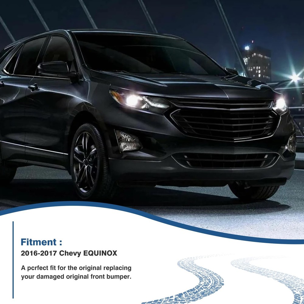Front Bumper Cover Upper for 2016-2017 Equinox Primer Replace GM1014120