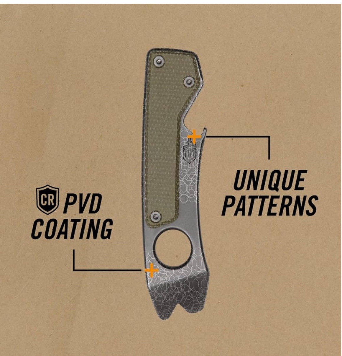 Gerber Chonk Multitool Pry Bar Stainless Steel, Green Micarta