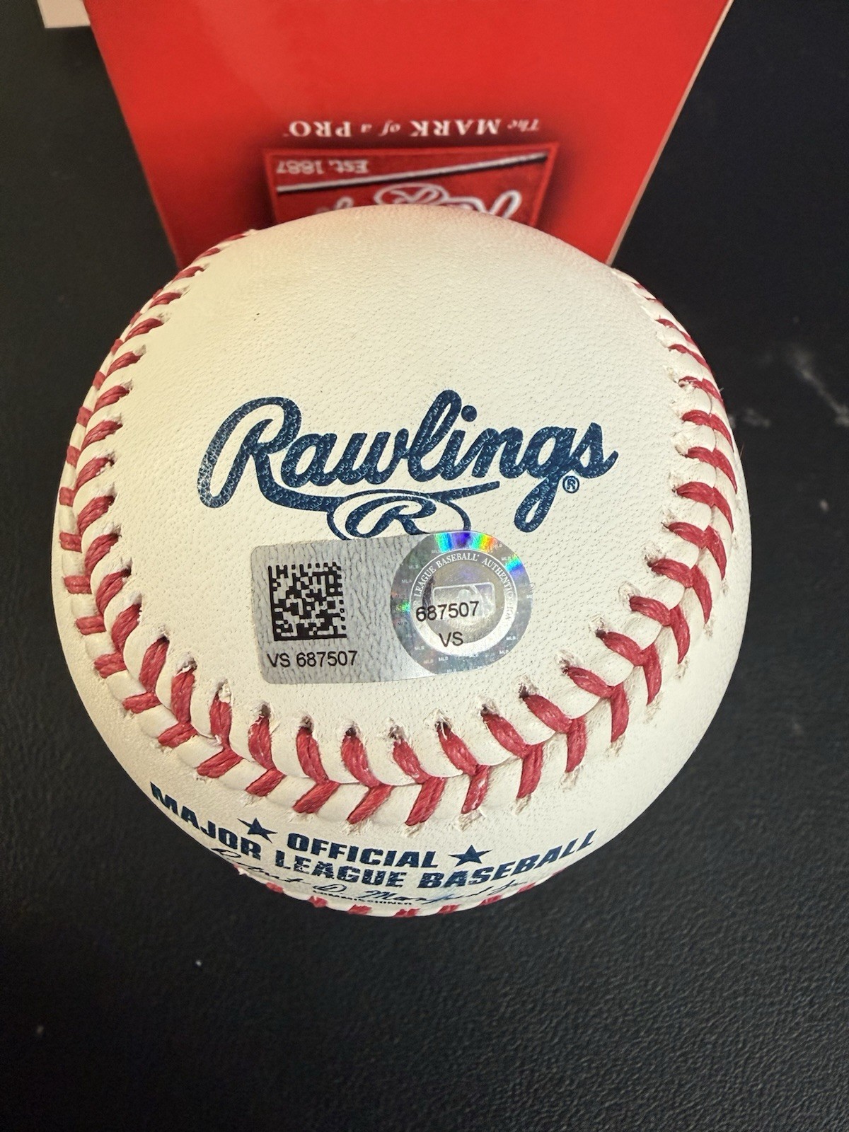 MIKE TROUT Signed AUTO Autograph OML Baseball MLB Authentic COA # VS687507 (bj)