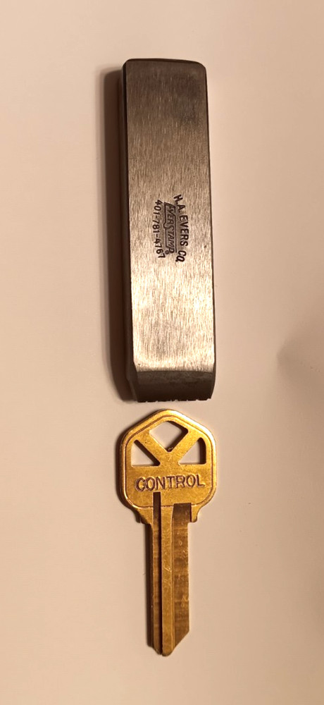 Key Stamp Locksmith Tool Key Punch Mark Reads CONTROL, EverStamp #119