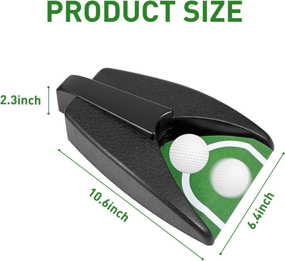 Golf Ball Return Putting Unit, Automatic Return Machine, Indoor Golf Putting ...