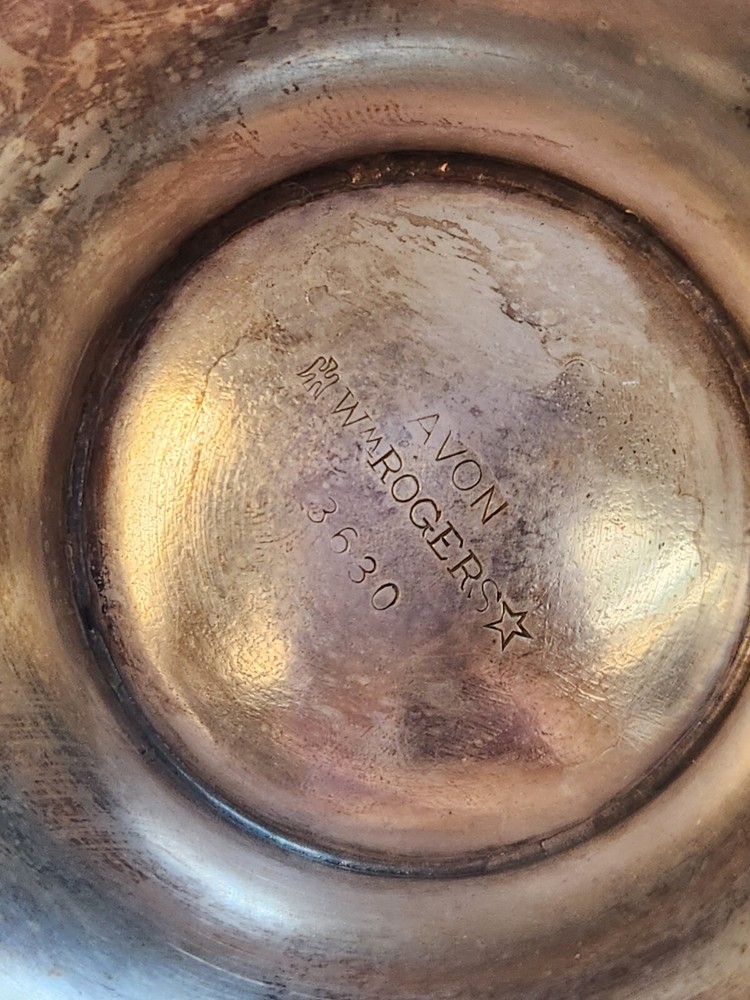 William Rogers Tea Pot hallmarked #3630 AVON Eagle Star Marked Needs Polished