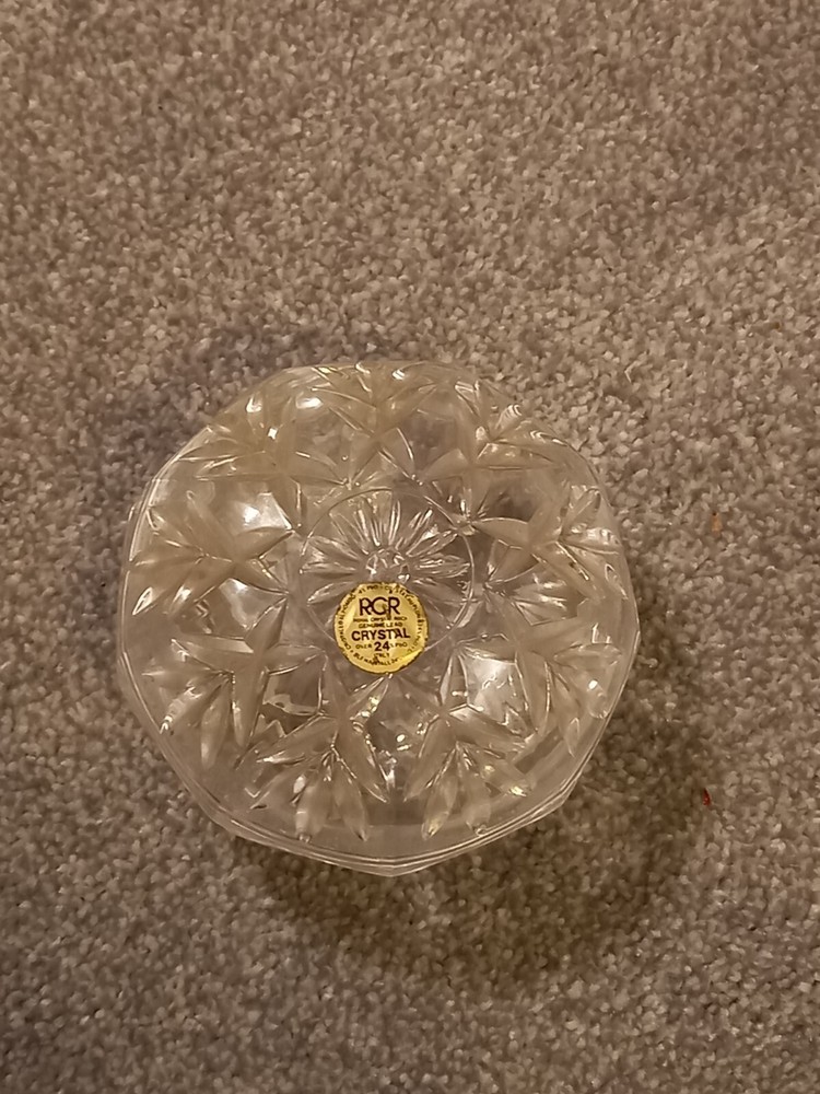 Crystal cut glass