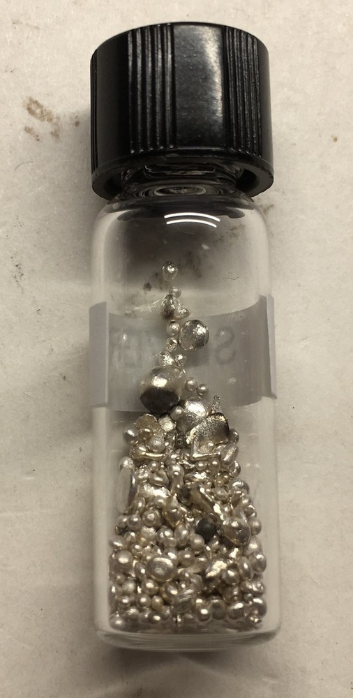 ELEMENT #47, SILVER SHOT, 99.99% PURE SAMPLE, 3 GM