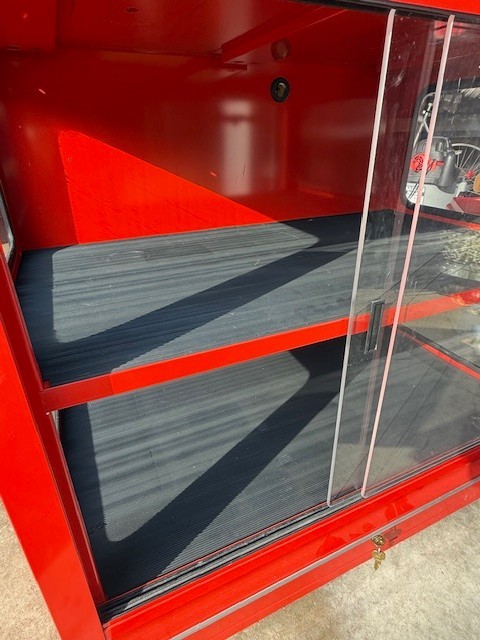 NOS Snap-On Tools Display Cabinet w/Plexiglass Doors - Locks/keys, Lights